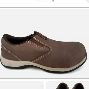 Red wing Brown Slip-On work Shoes